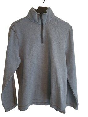 Eddie Bauer mens 3/4 zip Heavy Shirt Size Medium